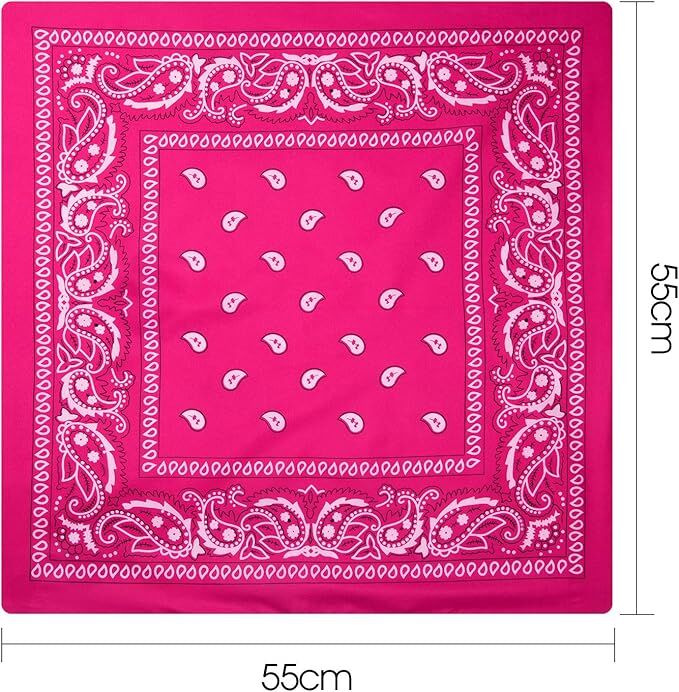 20x BANDANA Paisley 100% COTTON Head Wrap Durag Bandanna Scarf Mask BULK - Assorted Colour Pack - Image 8