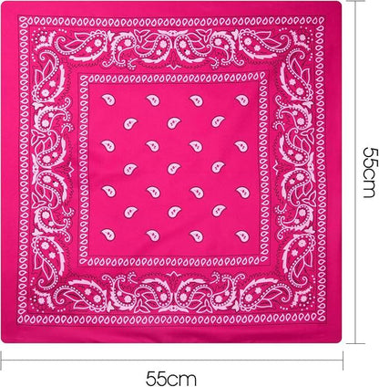 20x BANDANA Paisley 100% COTTON Head Wrap Durag Bandanna Scarf Mask BULK - Assorted Colour Pack - Image 8