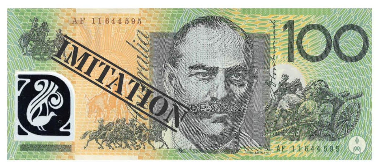 100 Dollar Australian Souvenir Note Pad Fake AUD Money - 1 Pack of 50 Sheets - Image 2