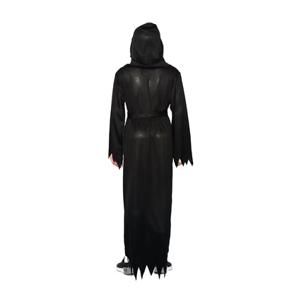 Scary Adult Glow in the Dark Party Costume Skeleton Reaper Halloween - Image 4