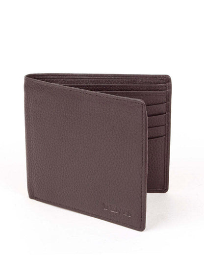 Dents RFID Pebble Grain Bifold Slim Leather Wallet - Chocolate - Image 4
