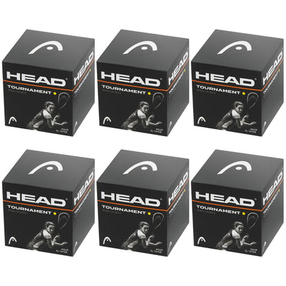 HEAD Tournament Squash Ball Advanced Training Competition Bulk - 6 Balls - Image 2