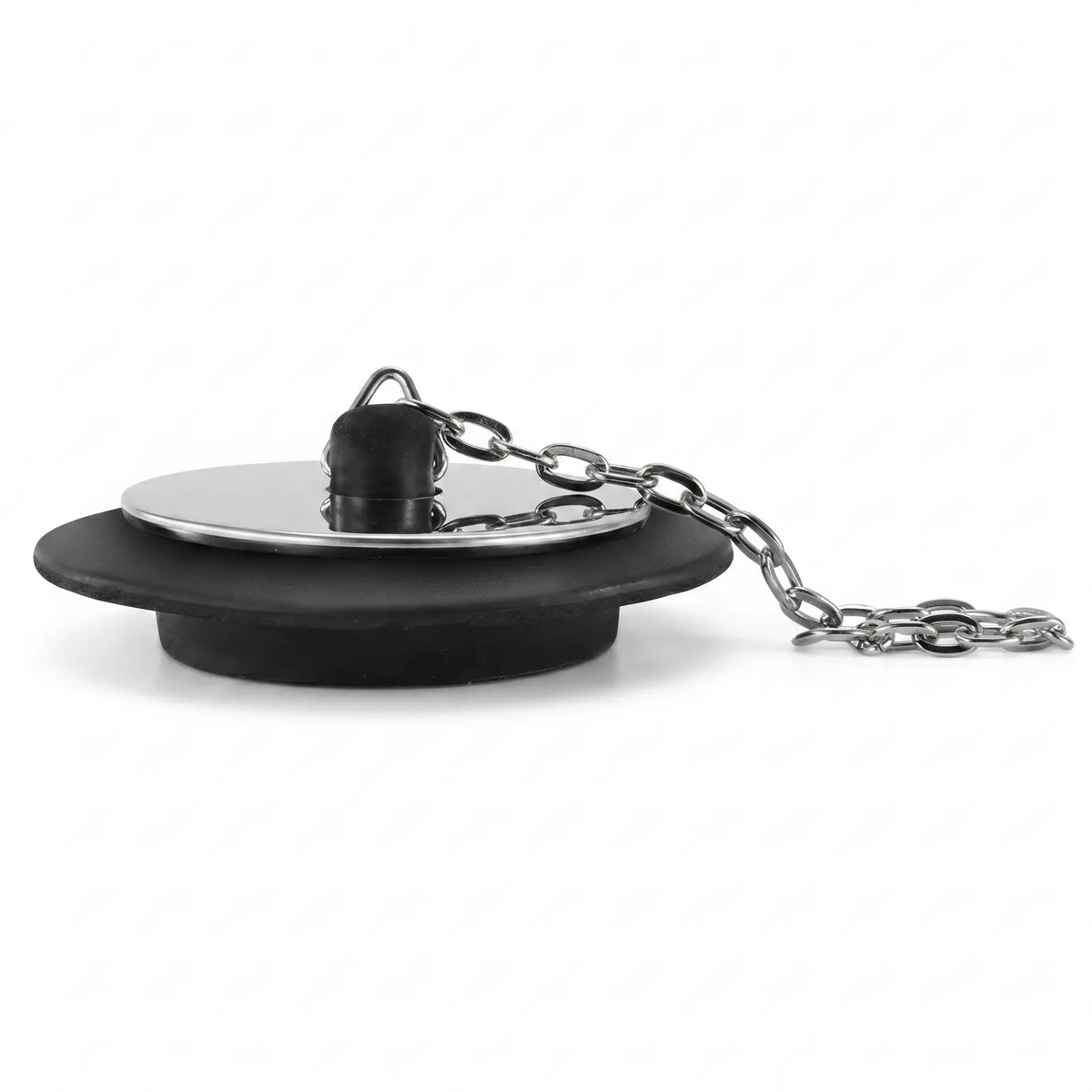 40mm Sink Plug w/ Stainless Steel Chain for Kitchens or Bathrooms