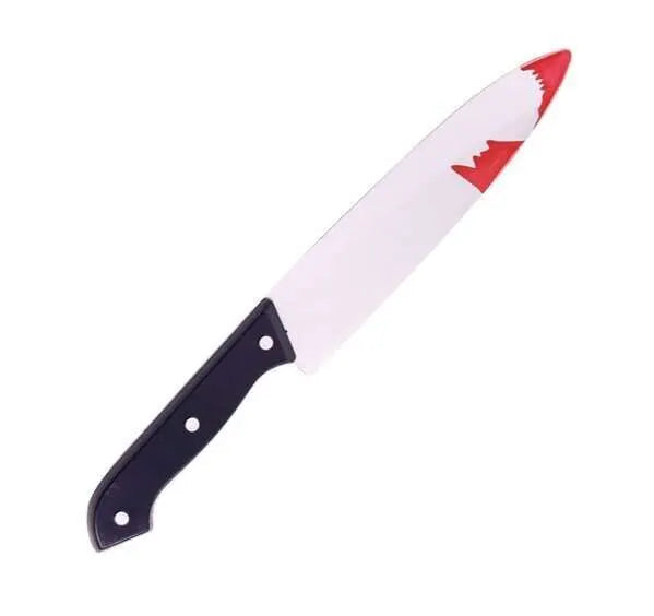 30cm Fake Plastic Halloween Knife Costume Party Scary Accessory Prop w/ Blood - Image 2