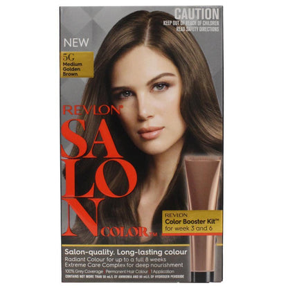 REVLON SALON HAIR COLOR 5G MEDIUM GOLDEN BROWN - Image 2