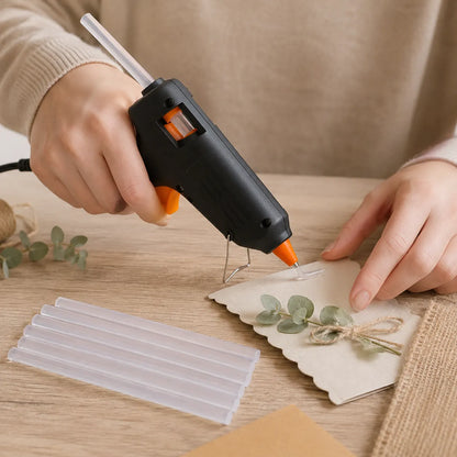 8x Clear Hot Melt Glue Sticks Adhesive Craft Glue Gun (1.1x15cm) - Image 3