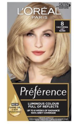 LOreal Paris Preference Hair Colour 8 California Natural Blonde With Colour Extender - Image 2