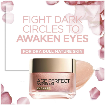 LOreal Paris Golden Age Perfect Rosy Radiant Eye Cream Anti Sagging Mature to Dull Skin 15ml - Image 7