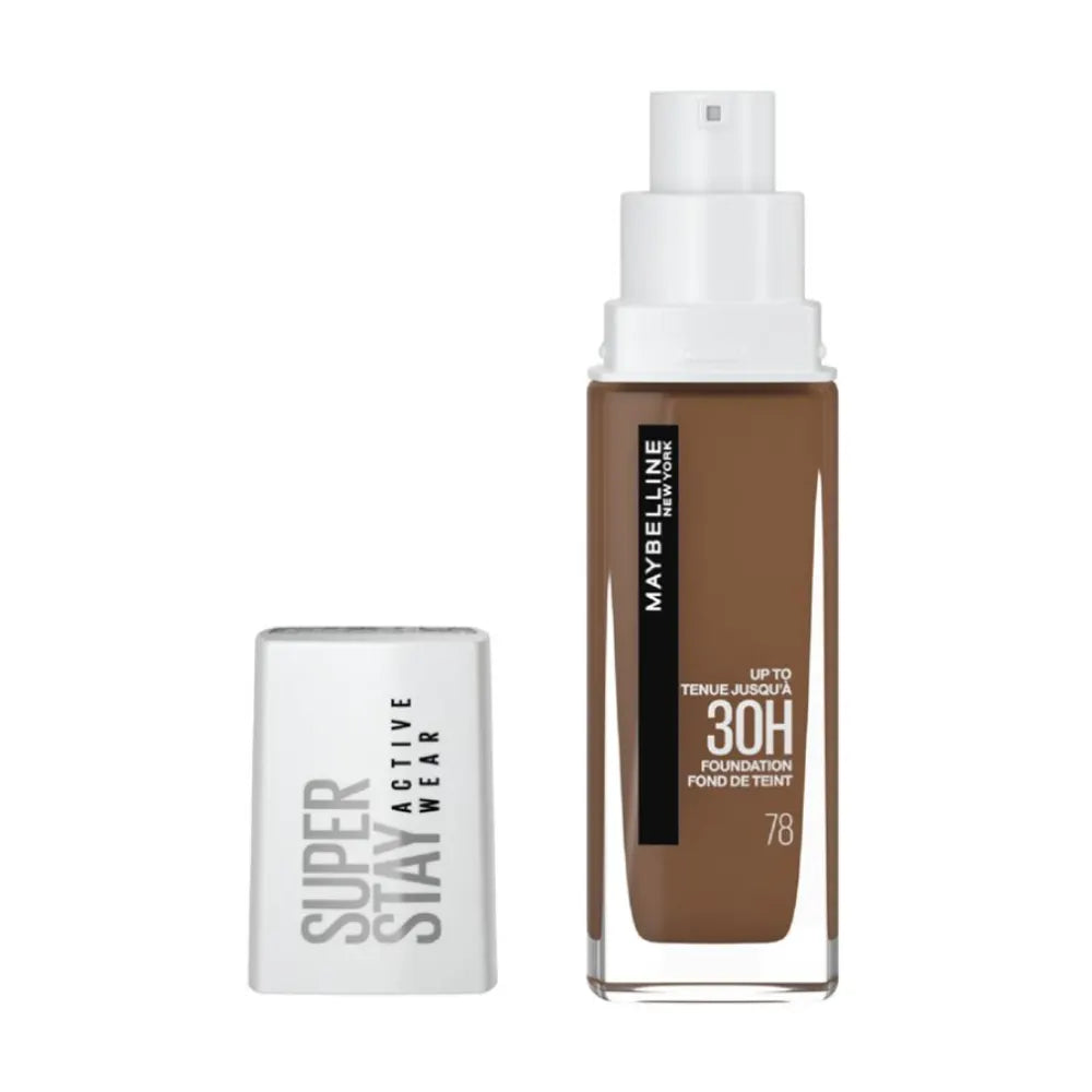 3x Maybelline Super Stay 30H Active Wear Foundation 30ml - 78 DEEP BRONZE - Image 4