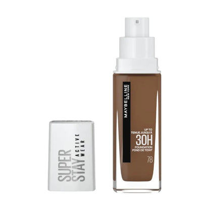 3x Maybelline Super Stay 30H Active Wear Foundation 30ml - 78 DEEP BRONZE - Image 4