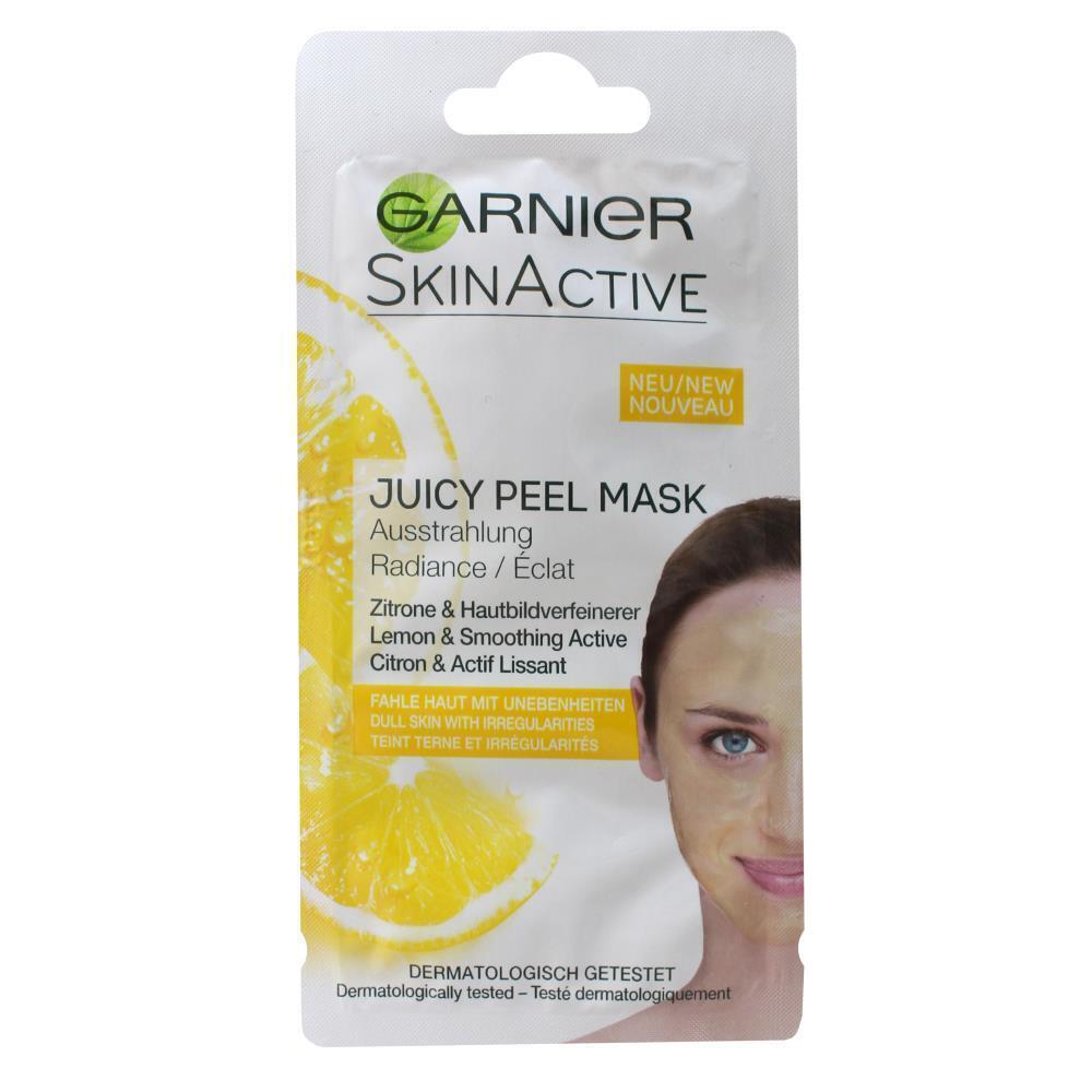 GARNIER 8mL SKINACTIVE JUICY PEEL MASK LEMON & SMOOTHING ACTIVE - Image 4