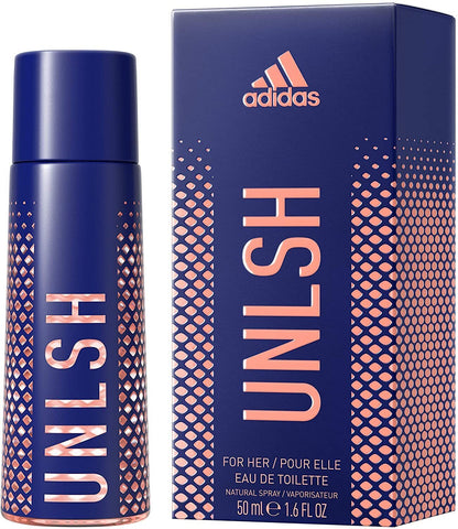 Adidas 50ml For Her Natural Spray UNLSH Charge Culture Of Sports Womens Perfume