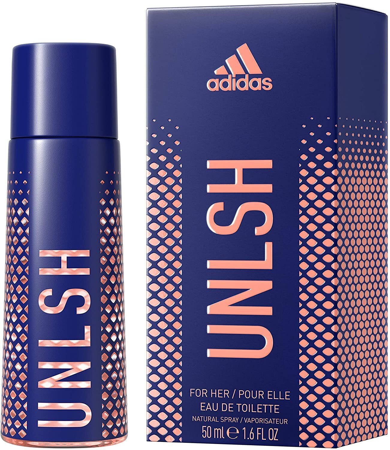 Adidas 50ml For Her Natural Spray UNLSH Charge Culture Of Sports Womens Perfume - Image 2