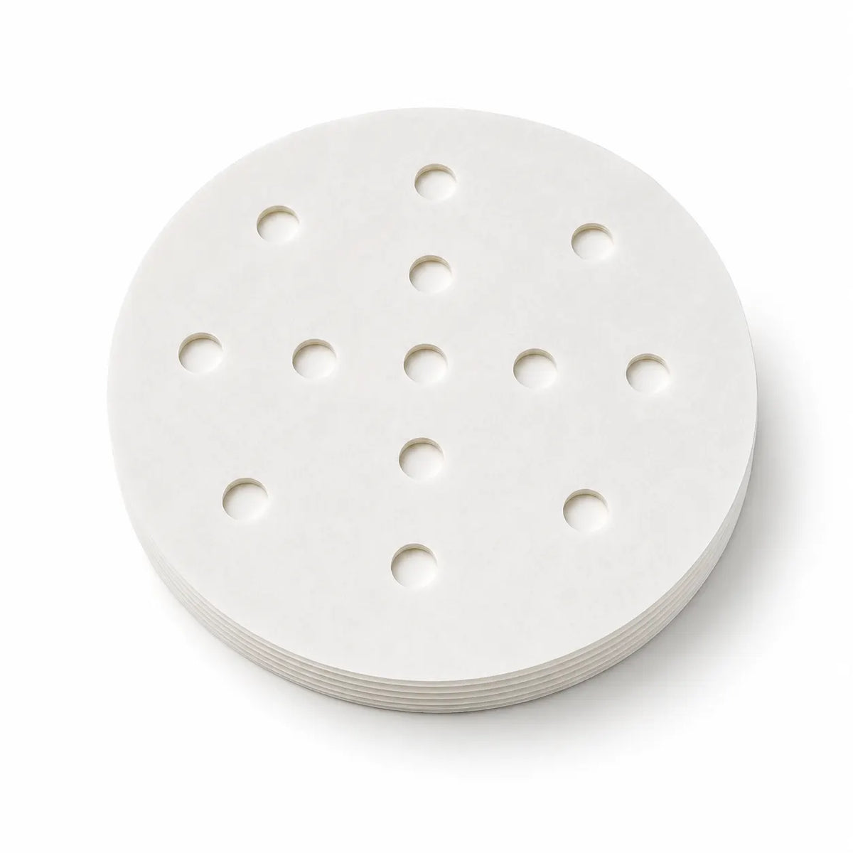 100pcs Non-Stick Steamer Parchment Liner Paper Air Fryer Mat- 9cm - Image 2