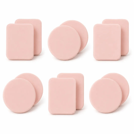 12pcs Cosmetic Sponge Powder Cosmetic Puff Foundation Makeup Tool