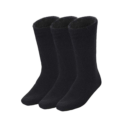 3 Pairs BAMBOO SOCKS Mens Heavy Duty Premium Thick Work Socks Cushion BULK - Black - 11-14 - Image 2