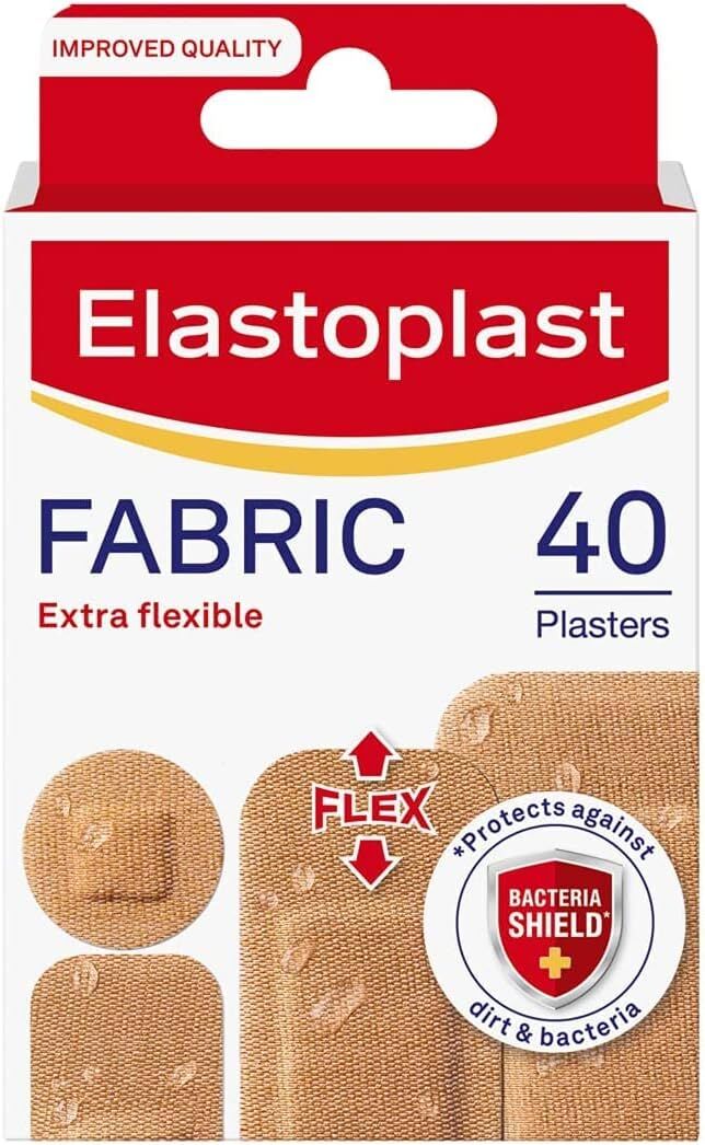Elastoplast Fabric Extra Flexible Plaster, Pack of 40 - Image 2