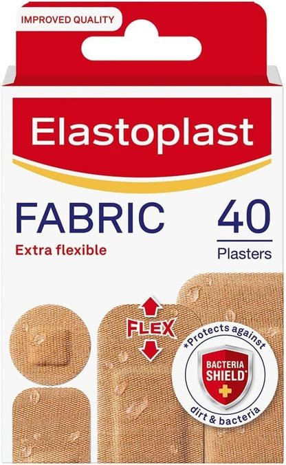 Elastoplast Fabric Extra Flexible Plaster, Pack of 40 - Image 2