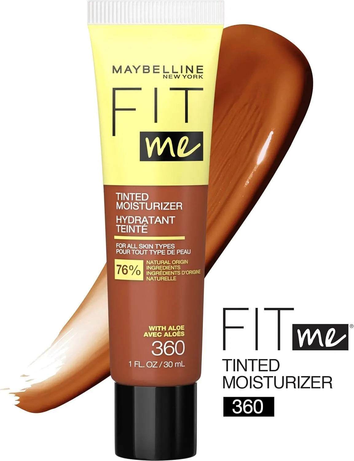 Maybelline Fit Me 30ml Tinted Moisturizer with Aloe - 360 (Foundation) - Image 3