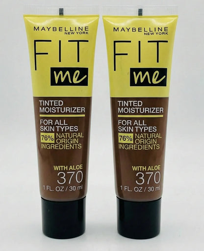 2x Maybelline Fit Me® Tinted Moisturizer Natural Coverage Face Makeup - 370 - Image 2