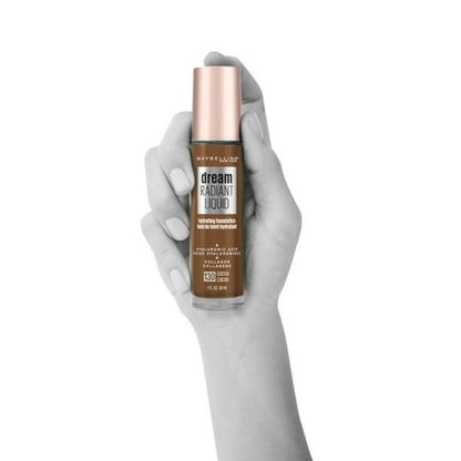 Maybelline Dream Radiant Liquid Foundation Makeup, 130 Cocoa, 1 fl oz - Image 5
