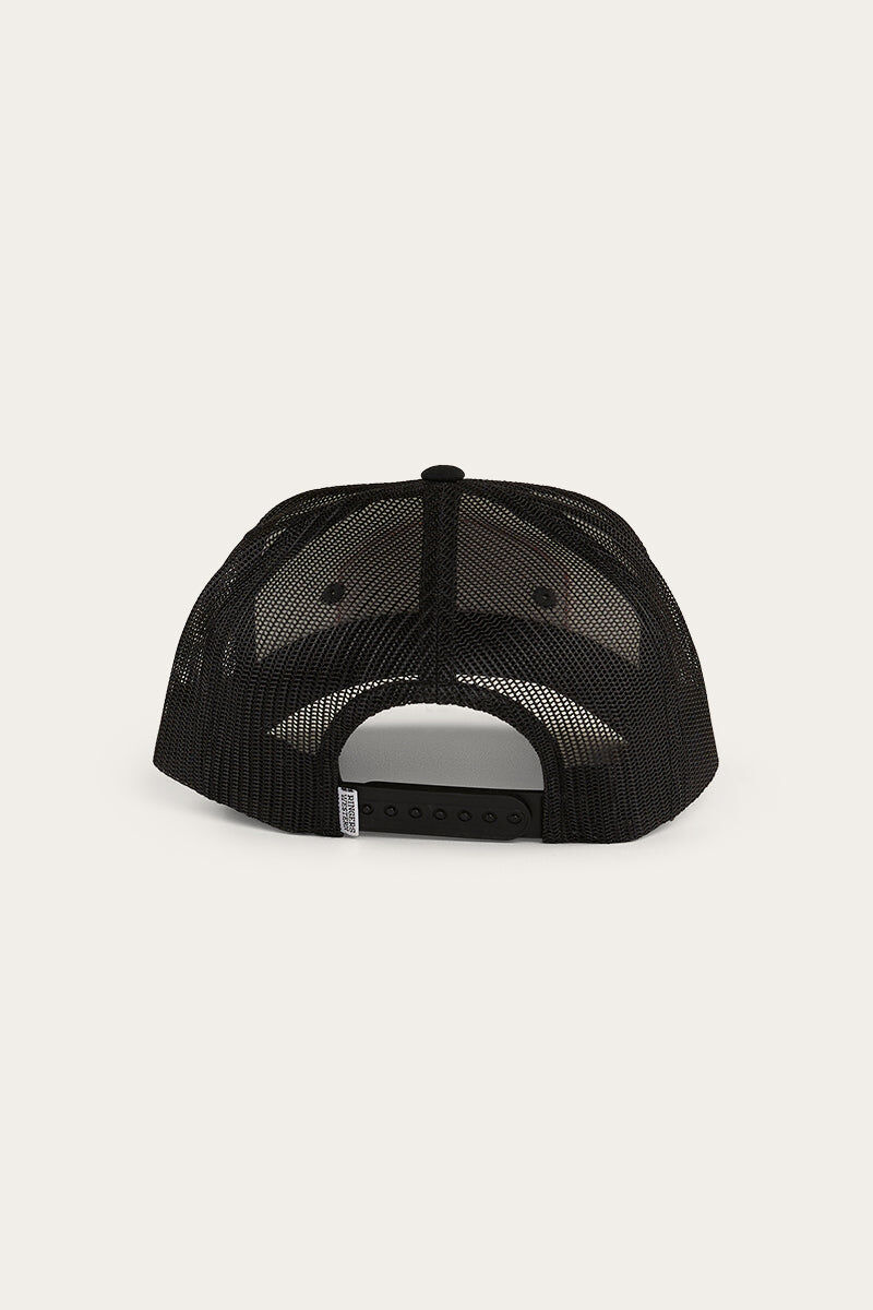 Ringers Western Wheatbelt Trucker Baseball Cap Hat in White/Red - Image 3