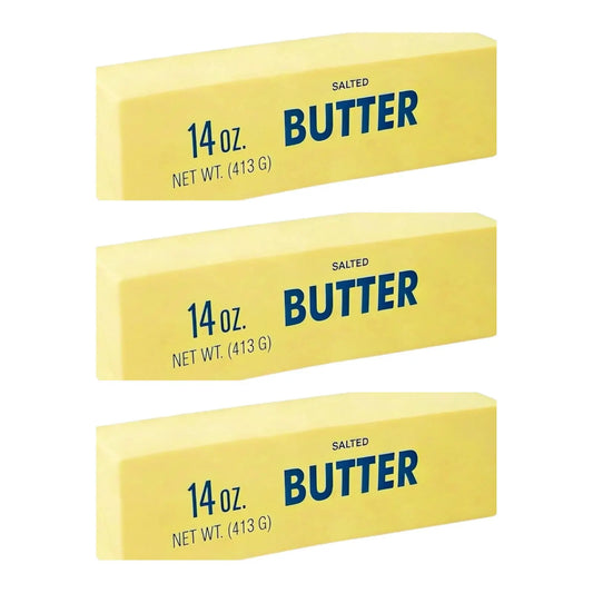 3pc Set 22cm Salted Butter Scented Squishy Fidget Blocks Squeezy Stress Relief Sensory Toys