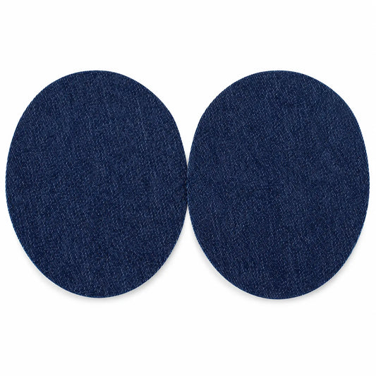 Denim Repair Iron-On Patches 2-Pack for Mending and Sewing
