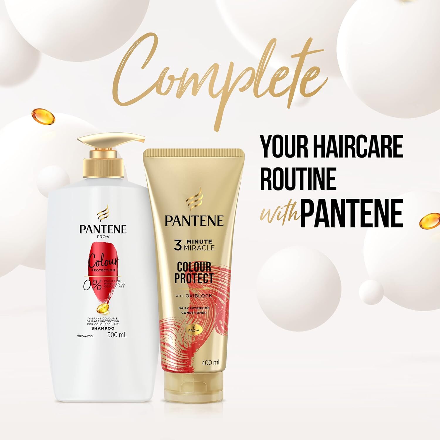 6x Pantene 400ml 3 Minute Miracle Colour w Oxiblock Intensive Conditioner - Image 4