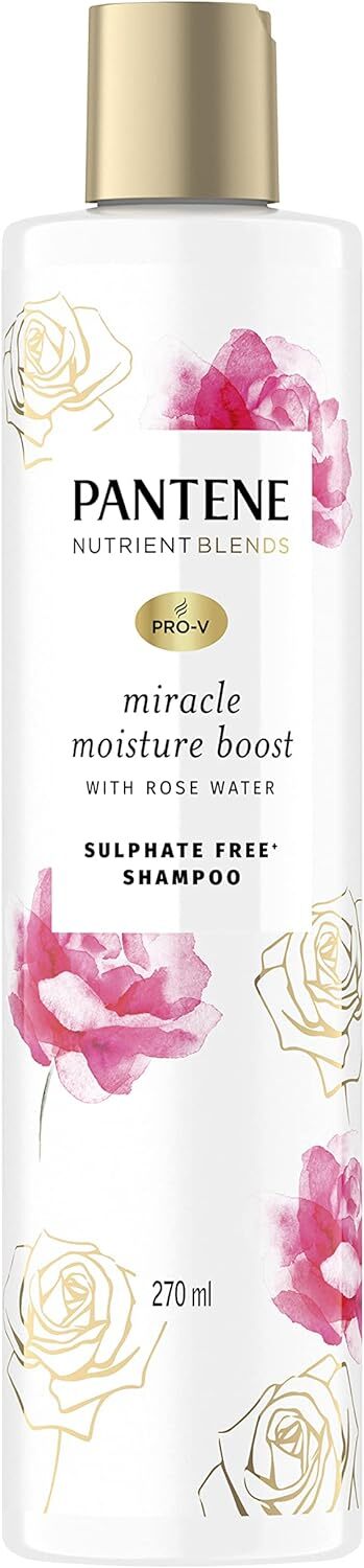 Pantene Pro-V Nutrient Blends Miracle Moisture Boost Shampoo 270ml - Rose Water - Image 2
