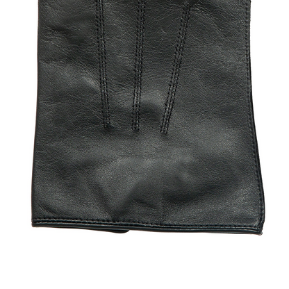 Dents Mens Sandhurst Three-Point Leather Unlined Officers Gloves in Black - 7.5 - Image 8