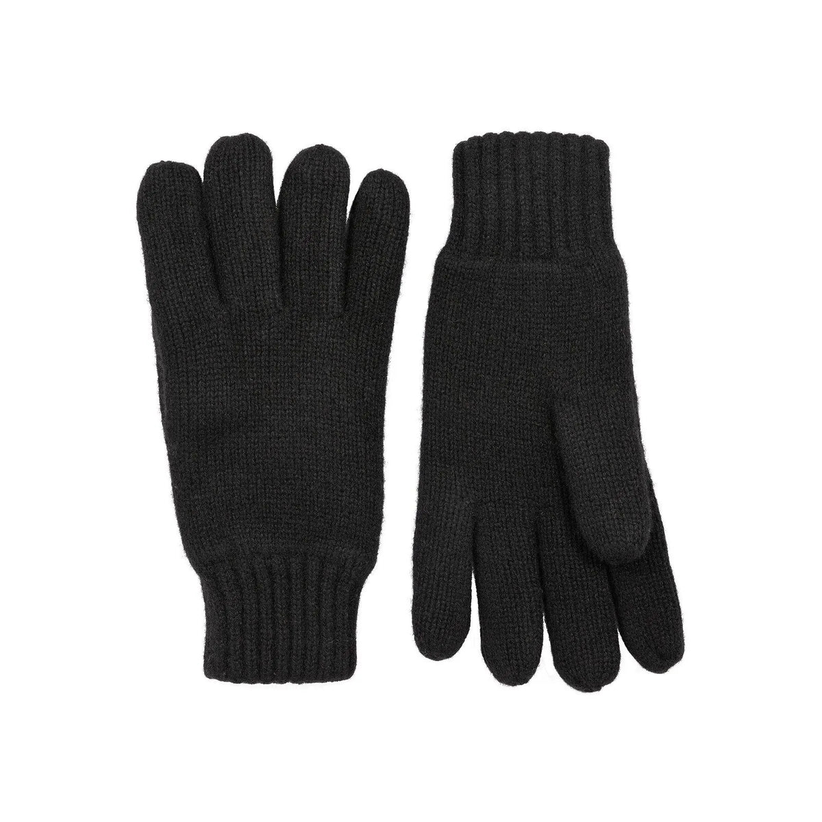 DENTS 3M Thinsulate Mens Wool Knit Gloves With Rib Cuff Warm Winter - Black - Image 4