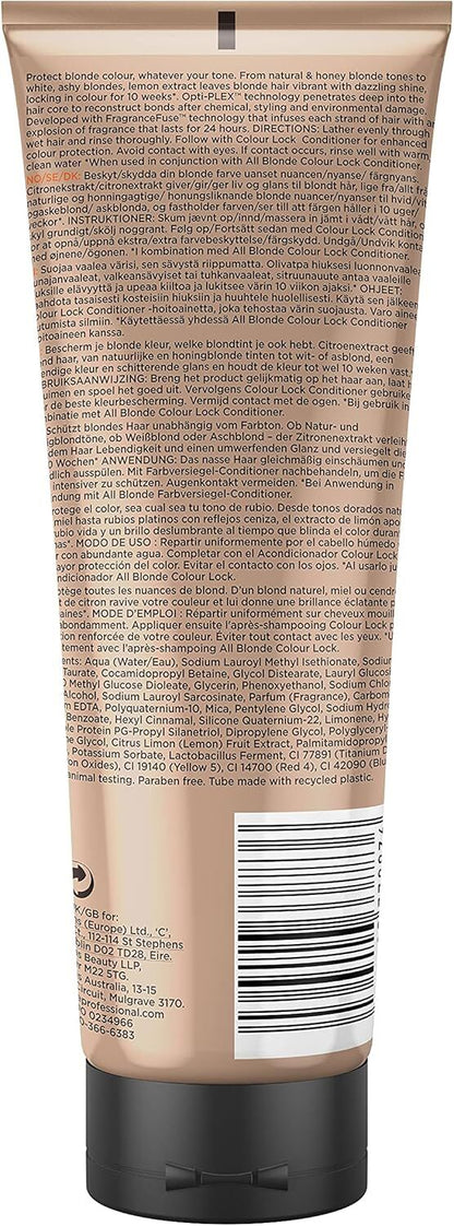 Fudge Professional All Blonde Colour Lock Shampoo for Colour Fade 250ml - Image 3