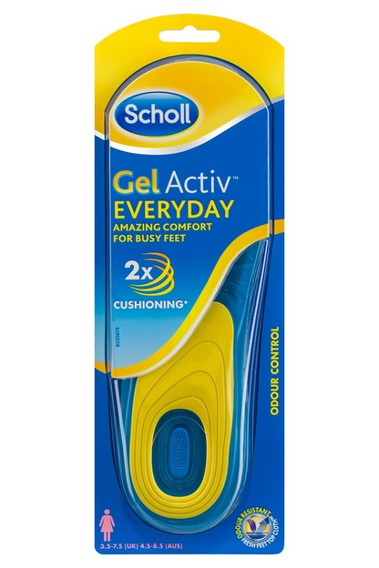 Scholl Gel Activ Insoles Everyday Women with Odour Control - One Size - Image 2