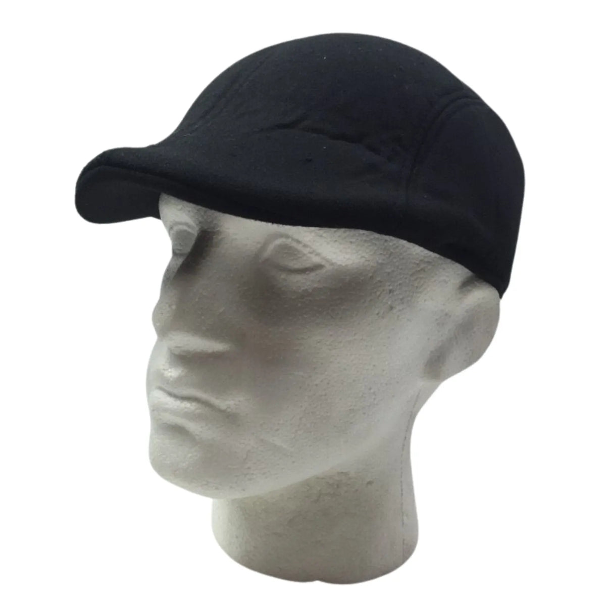 Mens Driving Cabbie Hat Gatsby 20s Ivy Cap Flat sboy Sun Flat Plain Colours - Black - Image 2
