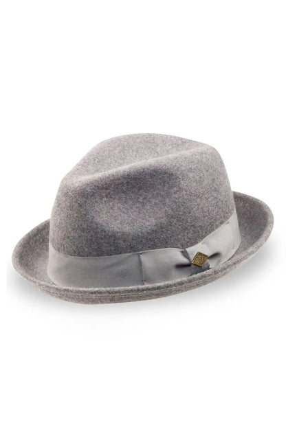 Goorin Bros Brothers Rude Boy Wool Fedora Hat - Grey - Image 2