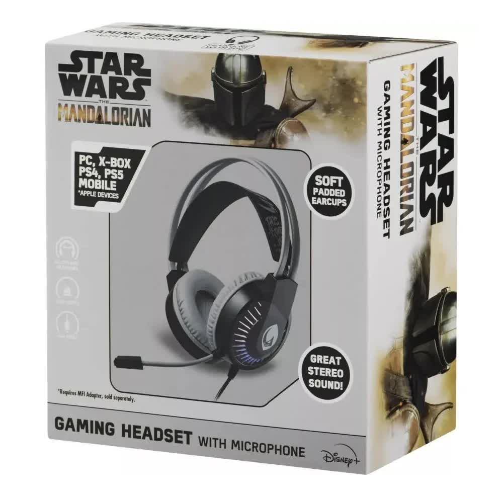 Star Wars the Mandalorian Gaming Headset Headphones Earphones with Microphone - Image 3