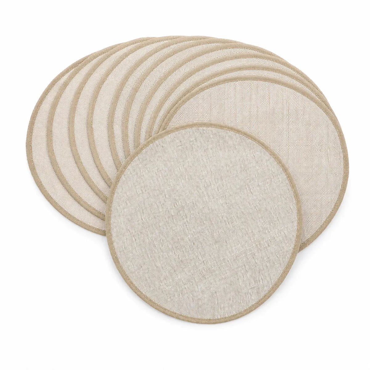 10x Reusable Cotton Steamer Cloth Mat Round 22cm