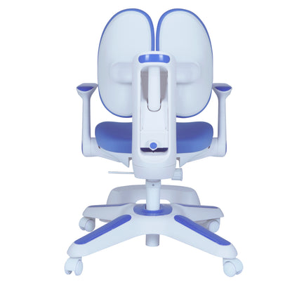 Ergonomic Children Kids Study Chair Set of 2 Height Adjustable - Blue - Image 9