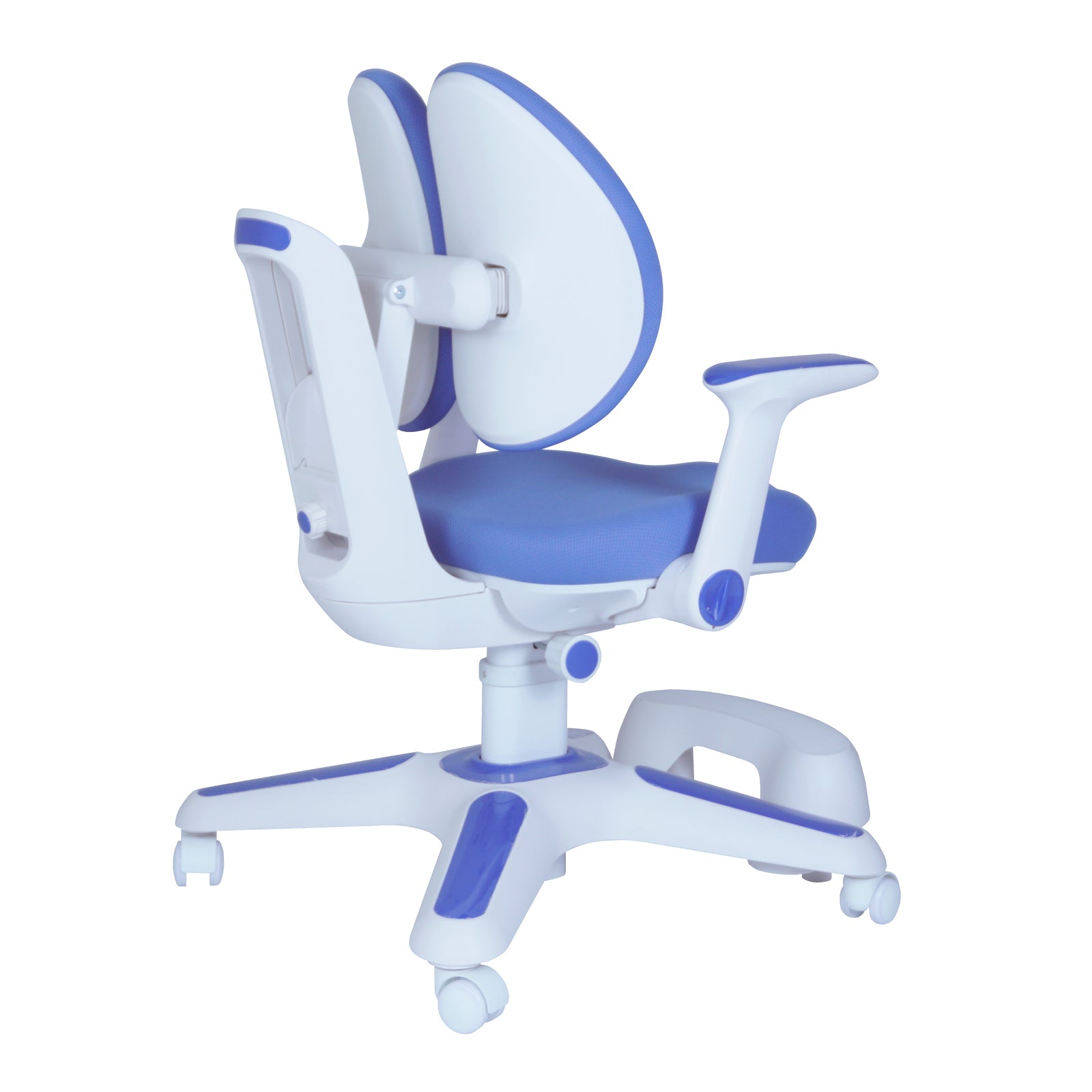 Ergonomic Children Kids Study Chair Set of 4 Height Adjustable - Blue - Image 8