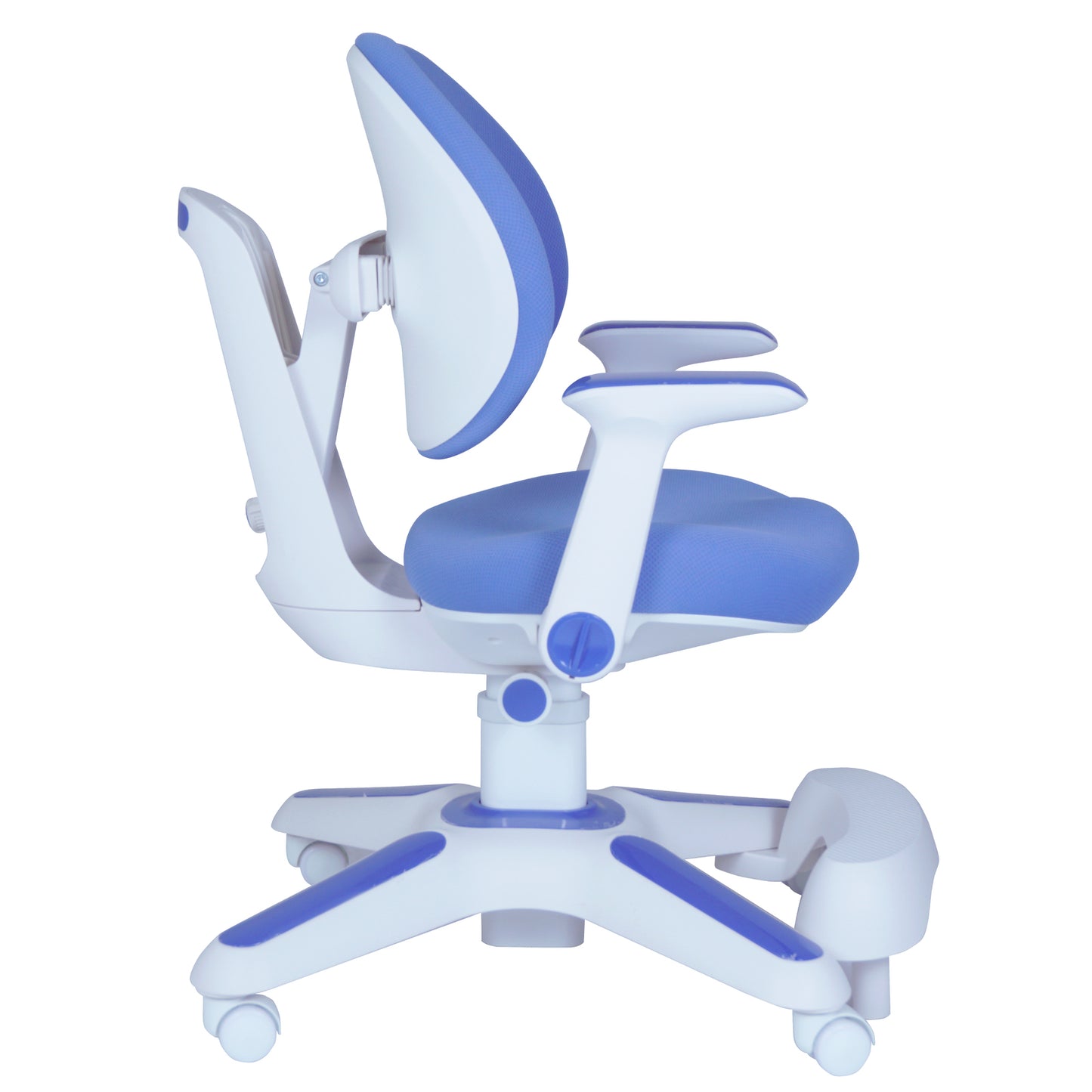 Ergonomic Children Kids Study Chair Set of 6 Height Adjustable - Blue - Image 7