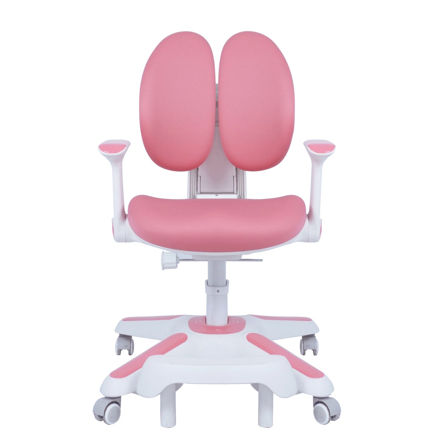 2x Ergonomic Children Kids Study Chairs Height Adjustable - Pink - Image 6
