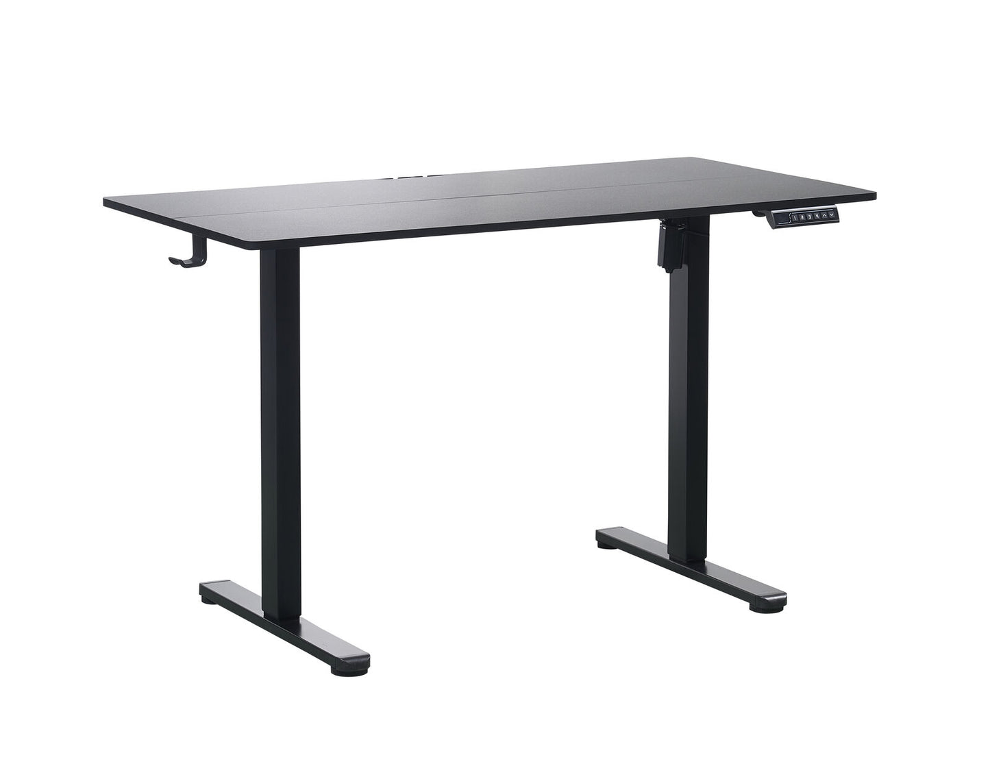 120 x 60cm Electric Standing Desk Height Adjustable Motorised Electric Sit Stand in Black - Image 2