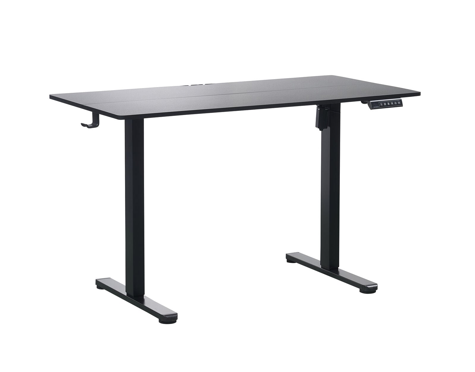120 x 60cm Electric Standing Desk Height Adjustable Motorised Electric Sit Stand in Black - Image 2