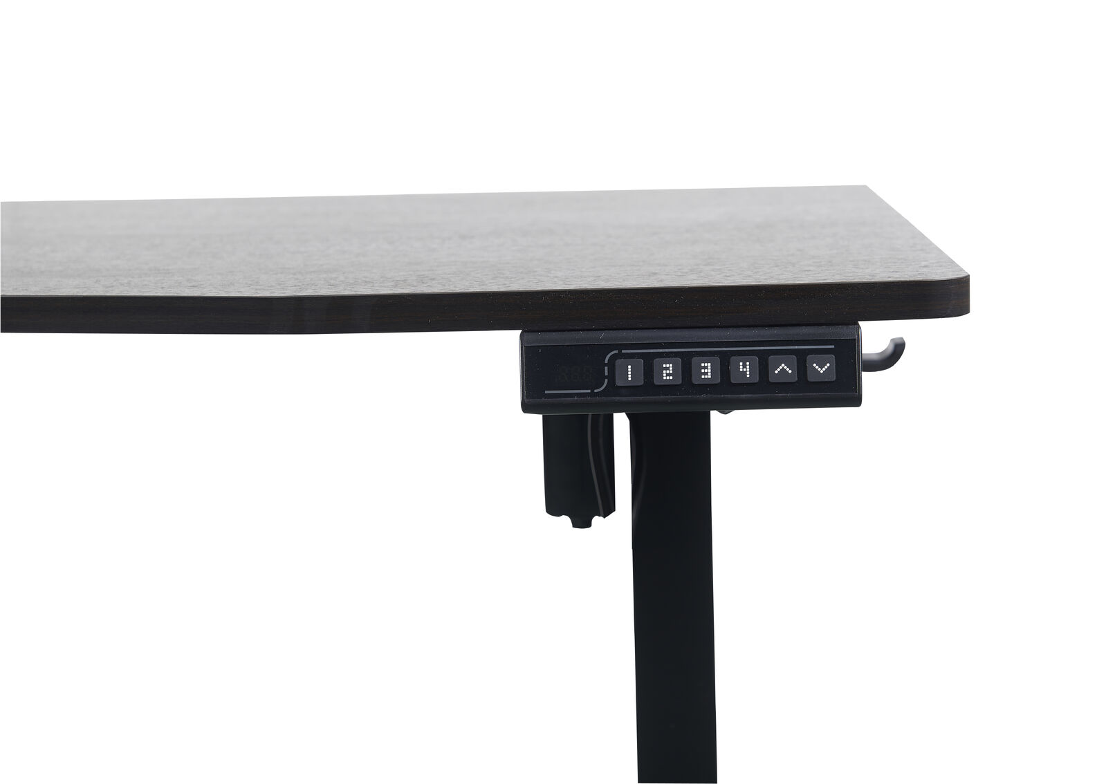 120 x 60cm Electric Standing Desk Height Adjustable Motorised Electric Sit Stand in Black - Image 3