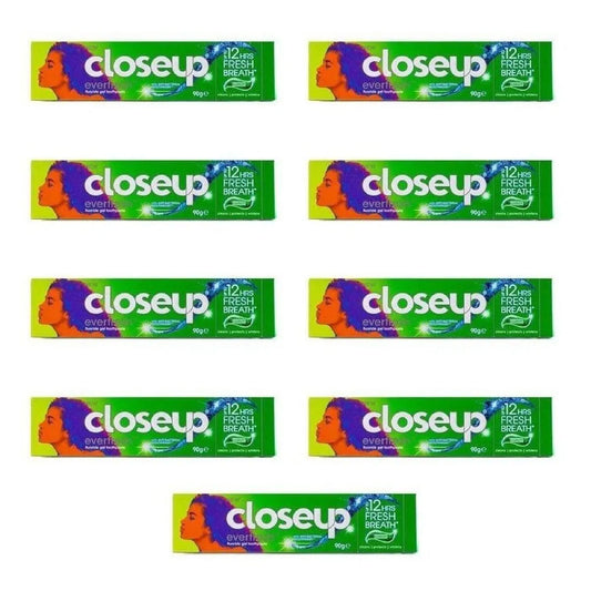 9x Closeup Toothpaste Everfresh Menthol Paradise 90g