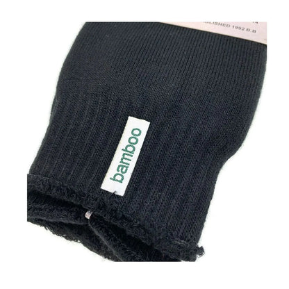 6 Pairs PREMIUM BAMBOO SOCKS Mens Heavy Duty Thick Work Socks BULK Cushion - Black - Image 7