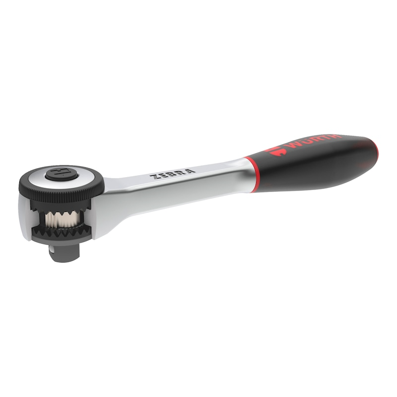 Würth Zebra Reversible Ratchet 1/2 Inch with 360° Rotating Twist Handle - Image 8