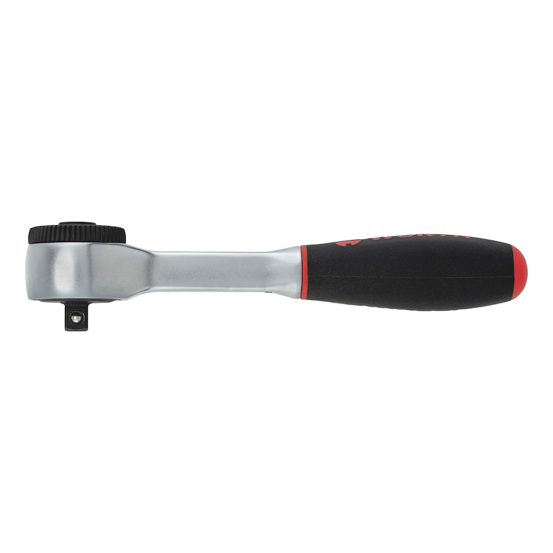 Wurth 1/4" Reversible Ratchet Wrench 360 Degree Twist Handle Chrome Vanadium 135mm - Image 4