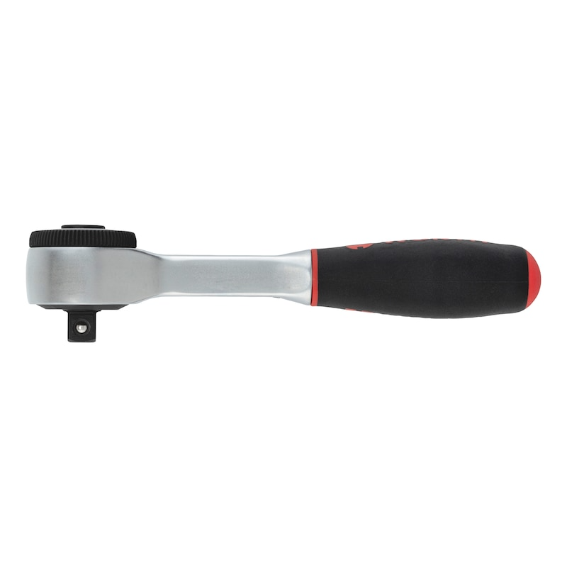Wurth 3/8" Reversible Ratchet Wrench 360° Twist Handle Chrome Vanadium 175mm DIN 3122 - Image 4
